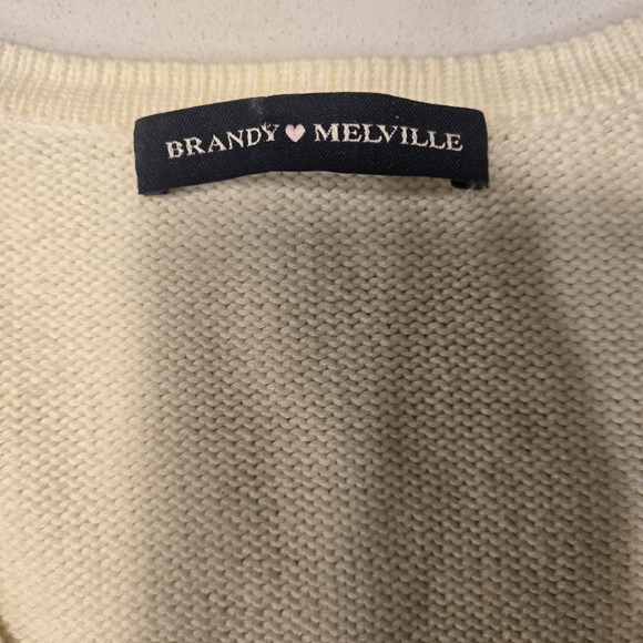 Brandy Melville Pink and Blue Argyle Cardigan - Picture 4 of 6